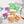 Psychedelic Pop Eco velvet by Liberty James Studio in orange, sample swatch set showing a psychedelic mirrored design