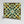 Molten Mosaic wallpaper by Liberty James Studio in yellow, green and blue, roll showing a kaleidoscope mosaic