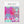 Psychedelic Pop Eco velvet by Liberty James Studio in pink, sample swatch cards showing a psychedelic mirrored design