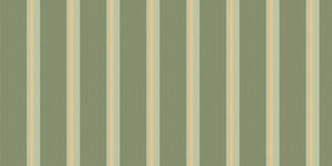 Stripe Weave linen by Dami and Em Design in sage green, flat sample of woven stripes