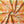 Psychedelic Pop Eco velvet by Liberty James Studio in orange, draped close-up of a psychedelic mirrored design