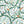 Albane linen by Claire de Quénetain in green and blue, flat sample of a hand-painted floral design