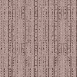 Birdlip linen by Parker and Jules in dusky pink, pattern sample of a small block-print stripe