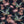 Blossom Noir wallpaper by Tatie Lou in black, roll showing blossoms and birds