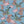 Blossom Sky wallpaper by Tatie Lou in blue, flat sample of blossoms and birds