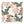 Blossom velvet by Tatie Lou in cream, pattern sample of blossoms and birds
