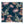 Blossom velvet by Tatie Lou in navy, full repeat of blossoms and birds