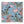 Blossom velvet by Tatie Lou in blue, pattern sample of blossoms and birds