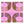 Boucle velvet by Tatie Lou in pink, pattern sample of bold retro rings