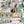 Charleston Tower wallpaper by Brand McKenzie in pastel, detail of stacked 1920s vignettes