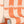 Citrus wallpaper by Liberty James Studio in orange, roll showing wide stripes
