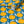 Clementine wallpaper by Seed Home Designs in blue, full repeat of clementine slices