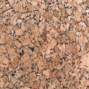 Real Cork wallpaper by The Monkey Puzzle Tree in brown, full repeat of natural cork