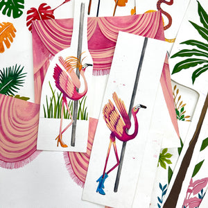 Creature Club wallpaper by Brand McKenzie, the artist working on the design showing animals on a checkerboard stage