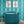 Deco Prism wallpaper by Liberty James Studio in teal, art deco wave stripes in a child's room