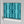 Deco Prism wallpaper by Liberty James Studio in teal, sample roll showing art deco wave stripes