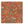 Little Eden linen by Deus ex Gardenia in orange, flat sample of lush leaves and fruit