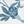 Midsummer wallpaper by Deus ex Gardenia in blue and white, close-up of trailing bellflowers
