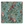 Passiflora linen by Deus ex Gardenia in teal, pattern sample of parrots and passion flowers