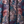 Exotica Petrol satin by Victoria Sanders in petrol blue, jungle animals and tropical flowers made into curtains