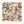 Bloomsbury Petite linen by Parker and Jules in cream and red, pattern sample of painterly flowers