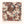 Creeping Trellis linen by Parker and Jules in red, draped close-up of flowers on a trellis