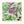 Strawberry Fields linen by Parker and Jules in green, draped, showing strawberries, ferns and pansies