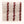 Scroll Stripe linen by Parker and Jules in red, draped, showing wavy scroll stripes