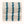 Scroll Stripe linen by Parker and Jules in blue, draped close-up of wavy scroll stripes