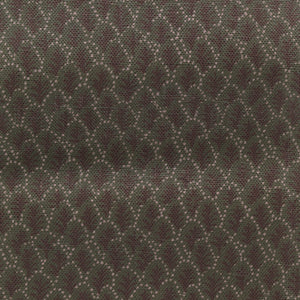 Trees II linen by Parker and Jules in dark green, flat sample of tiny stylised trees