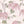 Feather Palm wallpaper by Brand McKenzie in pink, close view of peony blossoms and palms