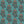 Fleur wallpaper by Tatie Lou in teal, flat sample of stylised flower sprays