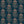 Fleur wallpaper by Tatie Lou in navy, pattern sample of stylised flower sprays