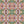 Franny velvet by Tatie Lou in pink and green, full repeat of a kaleidoscopic floral