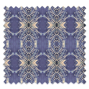 Lumiere velvet by Tatie Lou in lilac, full repeat of an Art Deco medallion