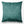 Margaux velvet by Tatie Lou in teal, marbled swirls made into a cushion