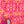 Naples wallpaper by Liberty James Studio in pink, partly unrolled roll showing an ornate kaleidoscope design