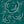 Pachamama wallpaper by Tatie Lou in teal, pattern sample of flying cranes