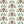 Pair of Cats wallpaper by Annika Reed in blue and cream, full repeat of pairs of cats and vases