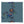Passion Flower velvet by Tatie Lou in blue, pattern sample of trailing passion flowers