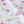 Anemone in Bloom linen by Seed Home Designs in pink and green, draped, showing watercolour anemone flowers