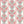 Raoul linen by Claire de Quénetain in red, full repeat of leaf-motif stripes