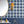 Santorini Tile wallpaper by Liberty James Studio in indigo, a Mediterranean tile pattern in a bathroom