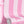 Scallop Lane wallpaper by Liberty James Studio in pink, sample roll showing scalloped stripes