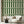 Scallop Lane wallpaper by Liberty James Studio in green, scalloped stripes behind a sofa in a living room
