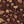 Seasons in Bloom wallpaper by Victoria Sanders in burgundy, pattern sample of a meadow of flowers rising from the base