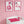 Shell Seekers wallpaper by Liberty James Studio in pink, a scallop shell pattern in a child's room