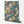 Swallows and Blooms wallpaper by Tatie Lou in teal, roll showing swallows and peonies