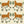 Tiger Tiger velvet by Annika Reed in cream and orange, flat sample of tigers and trees