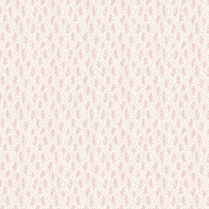 Trees wallpaper by Parker and Jules in pink, full repeat of tiny stylised trees